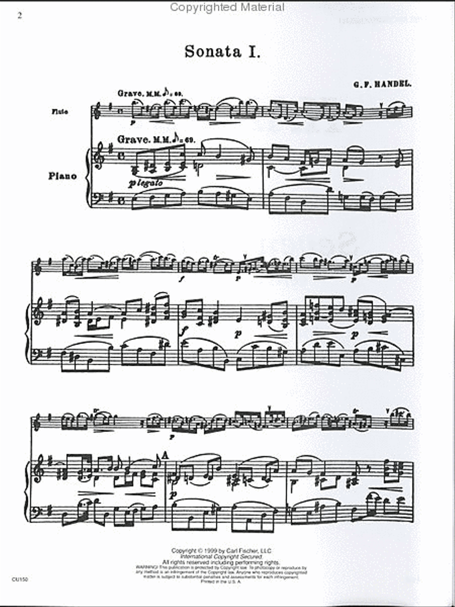 Seven Sonatas and Preludes Flute Solo scores gallery preview page 2