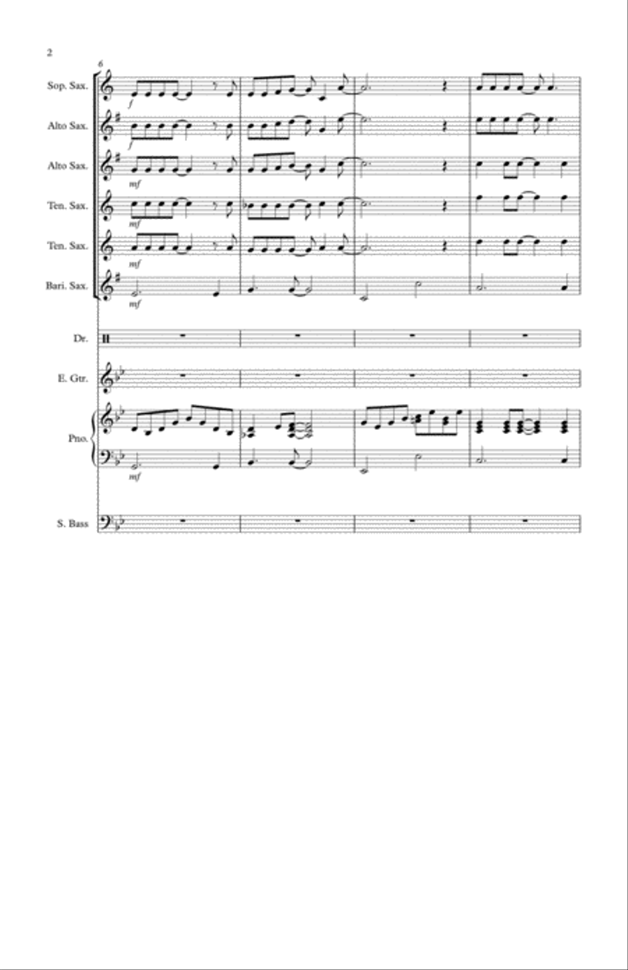 Bohemian Rhapsody Large Ensemble scores gallery preview page 2
