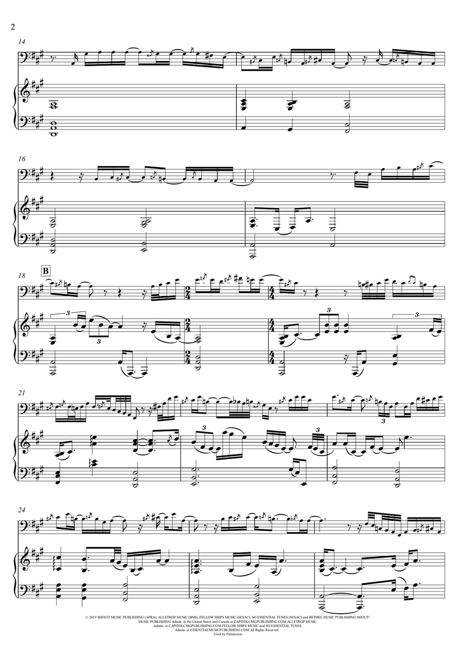 Goodness Of God Piano scores gallery preview page 2