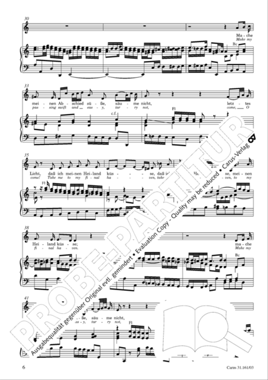 Komm, du susse Todesstunde 4-Part scores gallery preview page 7