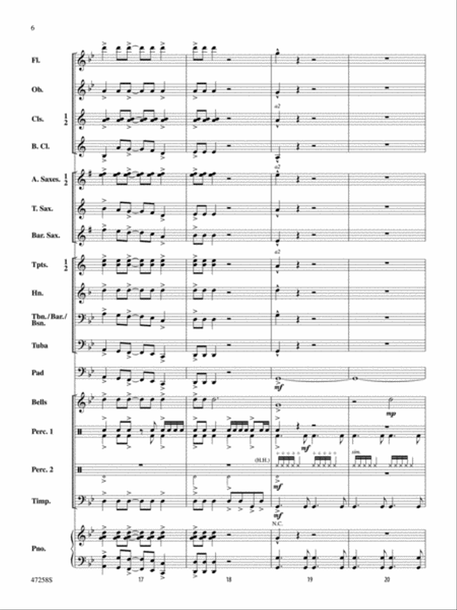 High Octane: Score Concert Band scores gallery preview page 6