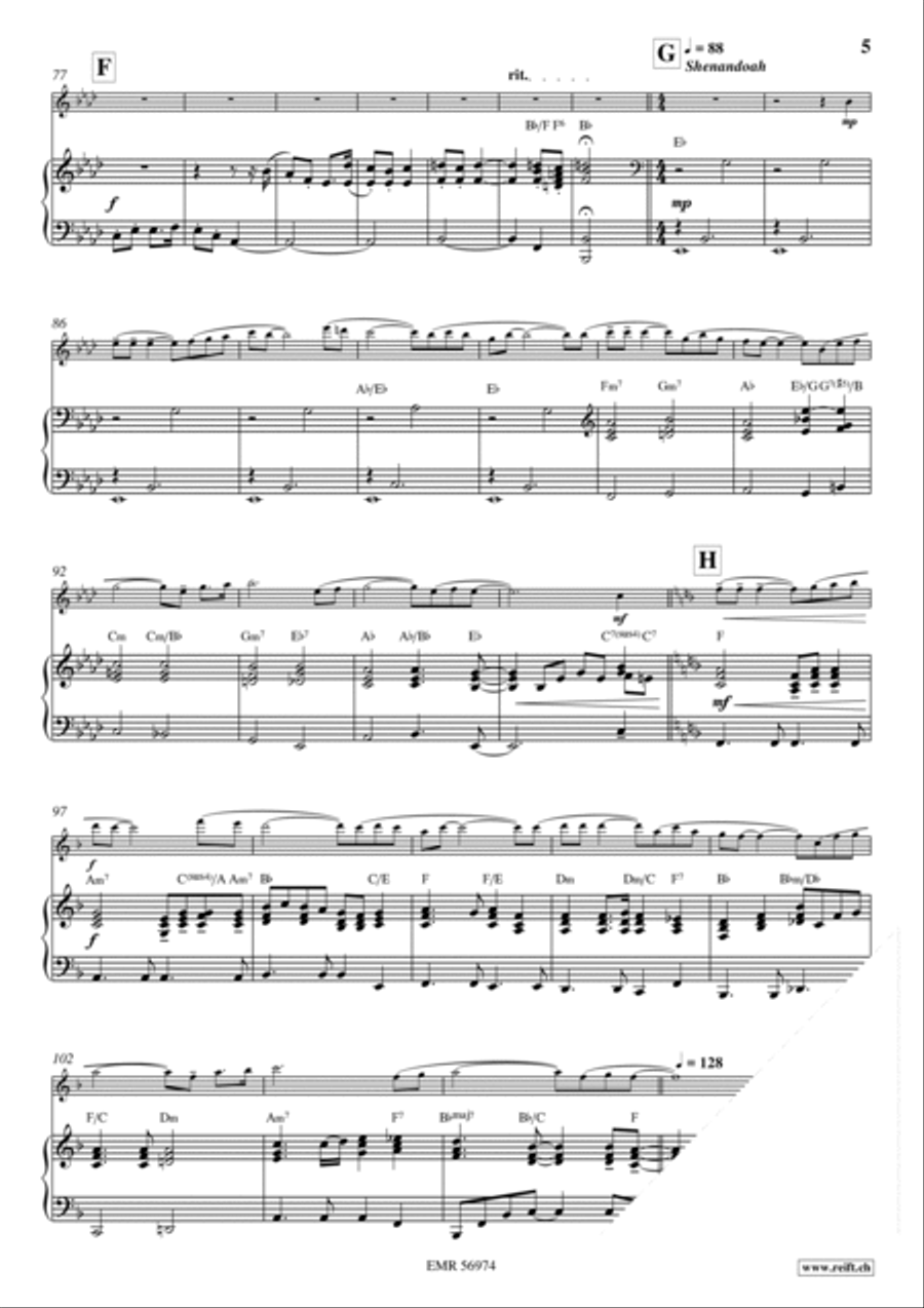 Western Medley Flute Solo scores gallery preview page 6