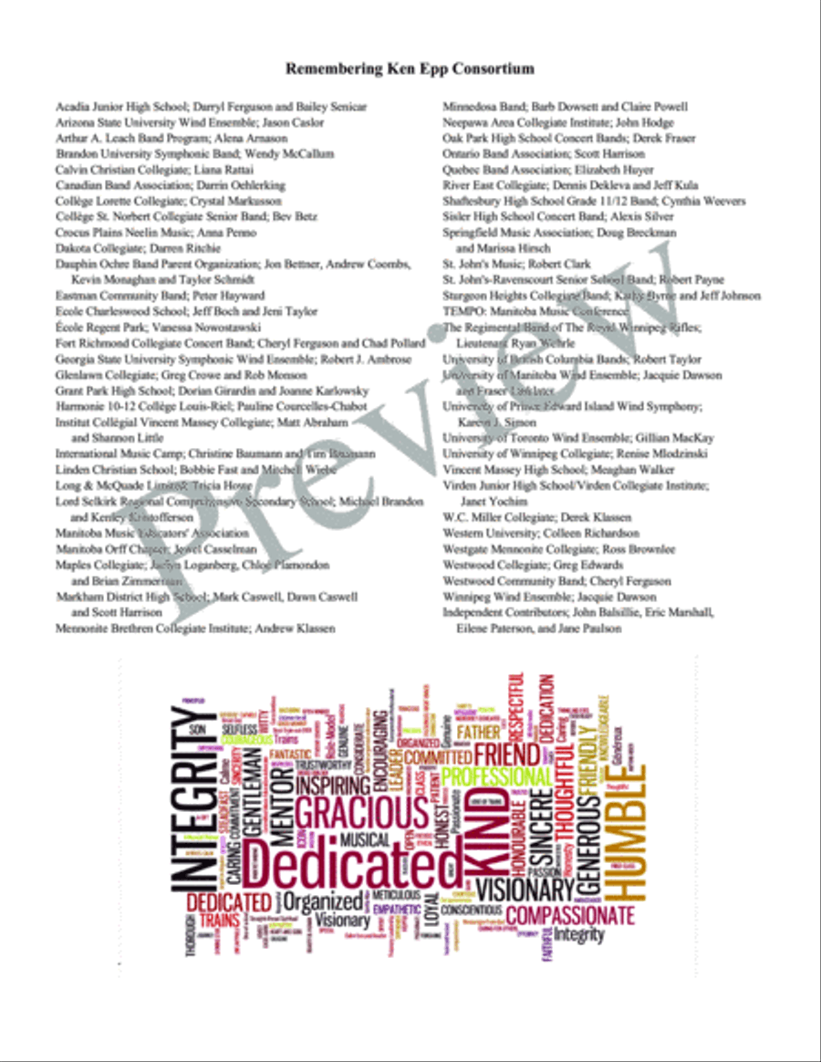 We Walked Through the Woods Concert Band scores gallery preview page 5