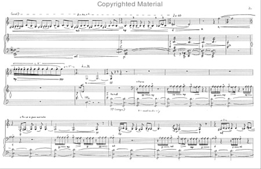 Star-Fall Dances B-Flat Clarinet scores gallery preview page 3