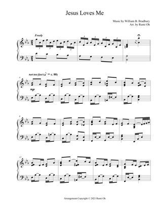 Jesus Loves Me (Hymn Arrangement for Advanced Solo Piano in "Father's Love")