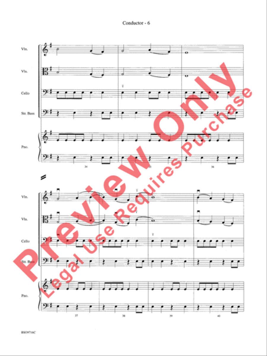 Tangents for Strings String Orchestra scores gallery preview page 9