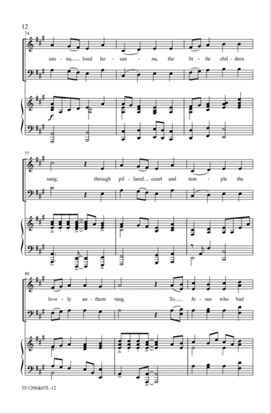 No Greater Love 4-Part scores gallery preview page 12