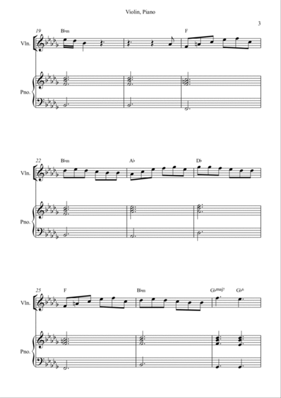 Snowman Snowman Violin Solo scores gallery preview page 3