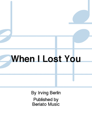 When I Lost You