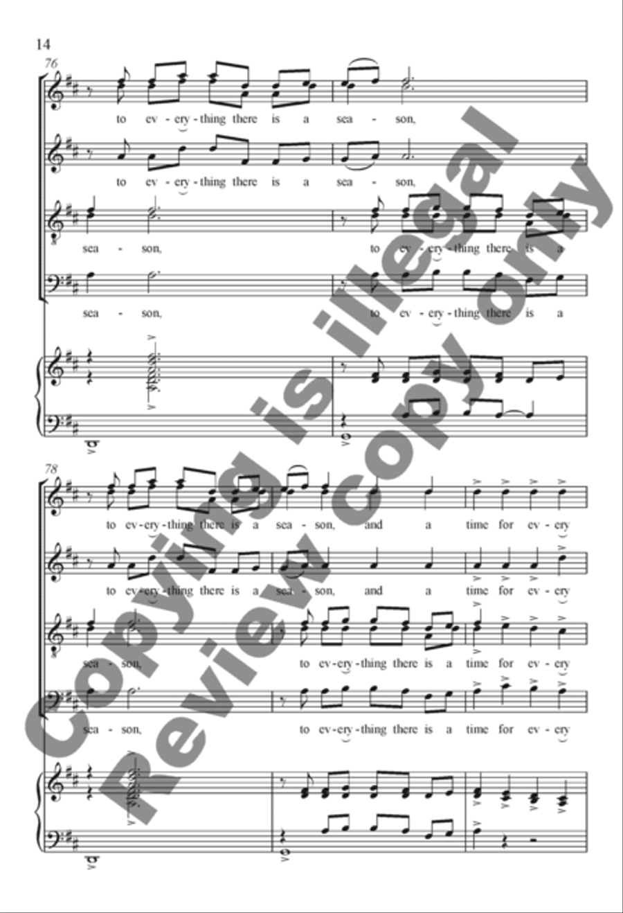 To Everything There Is a Season 4-Part scores gallery preview page 26