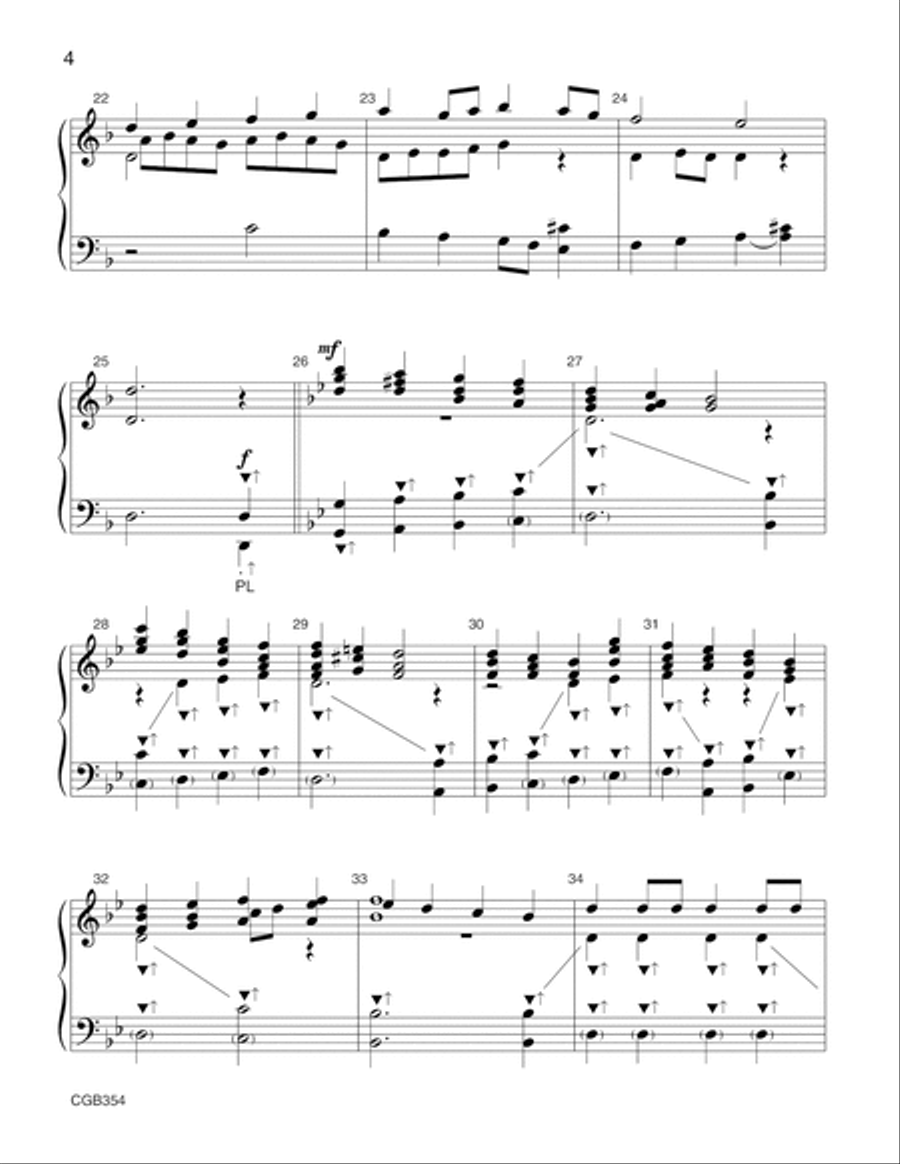 The God of Abraham Praise 5-Octaves scores gallery preview page 4
