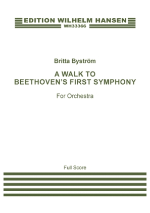 Book cover for A Walk To Beethoven's First Symphony