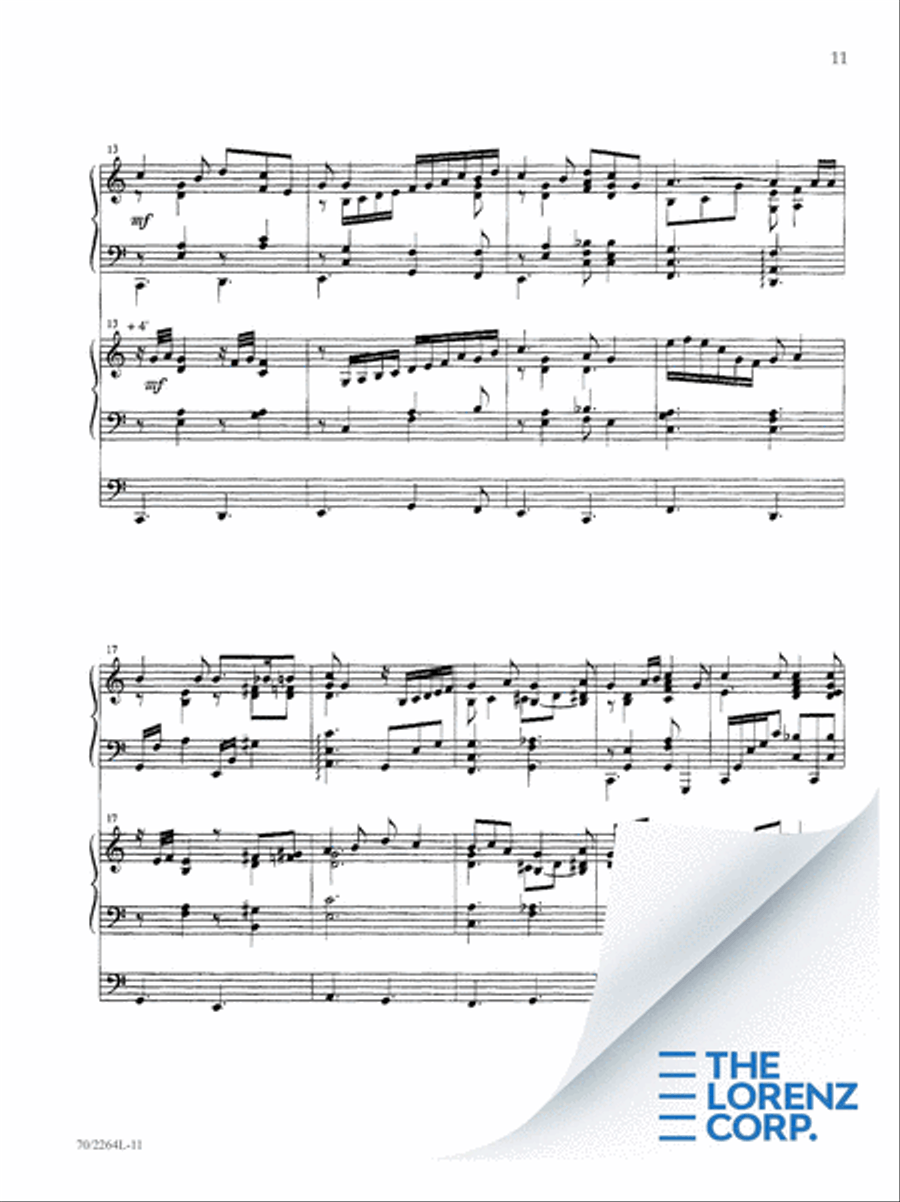 O for a Thousand Tongues Organ scores gallery preview page 12