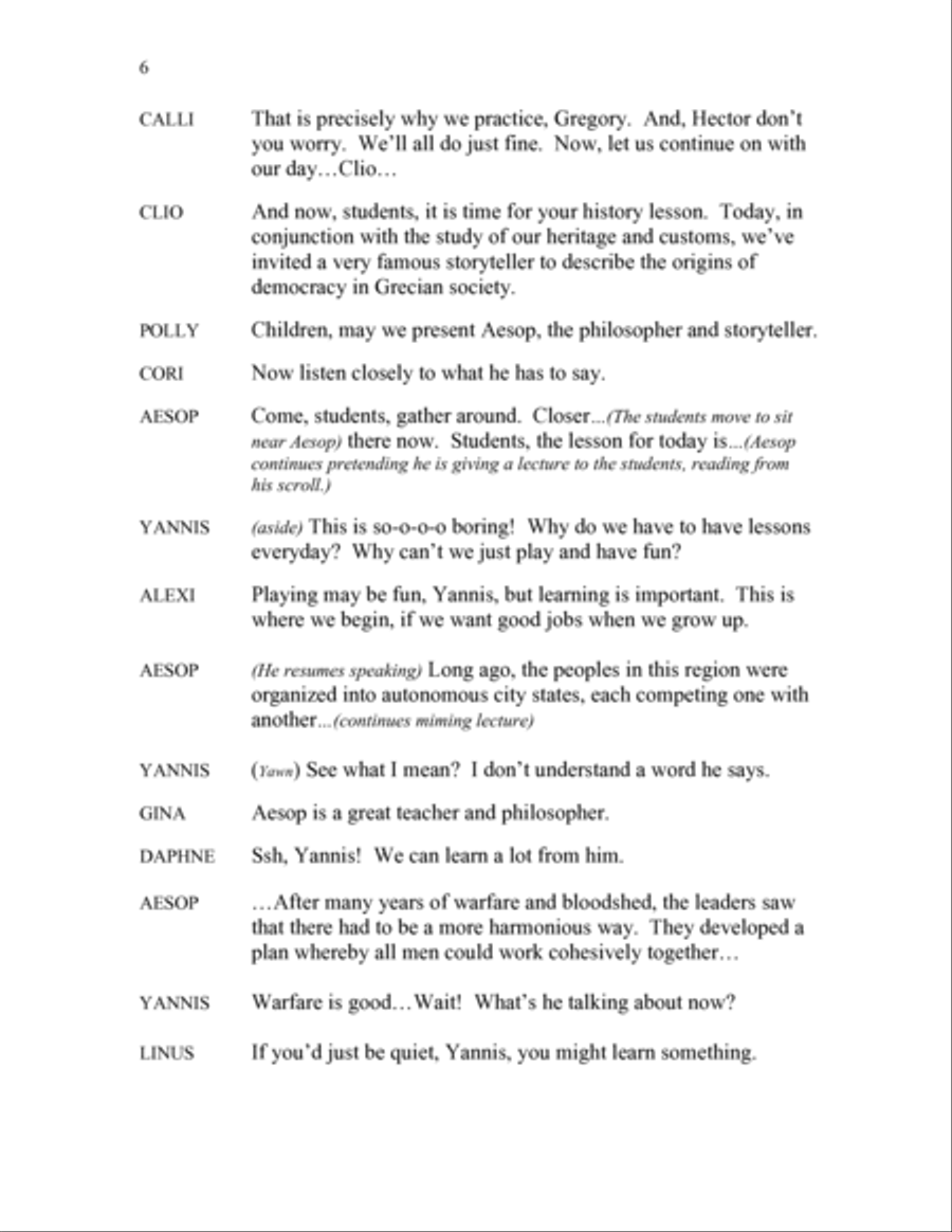 Never Cry Wolf - Director's Script Small Ensemble scores gallery preview page 6