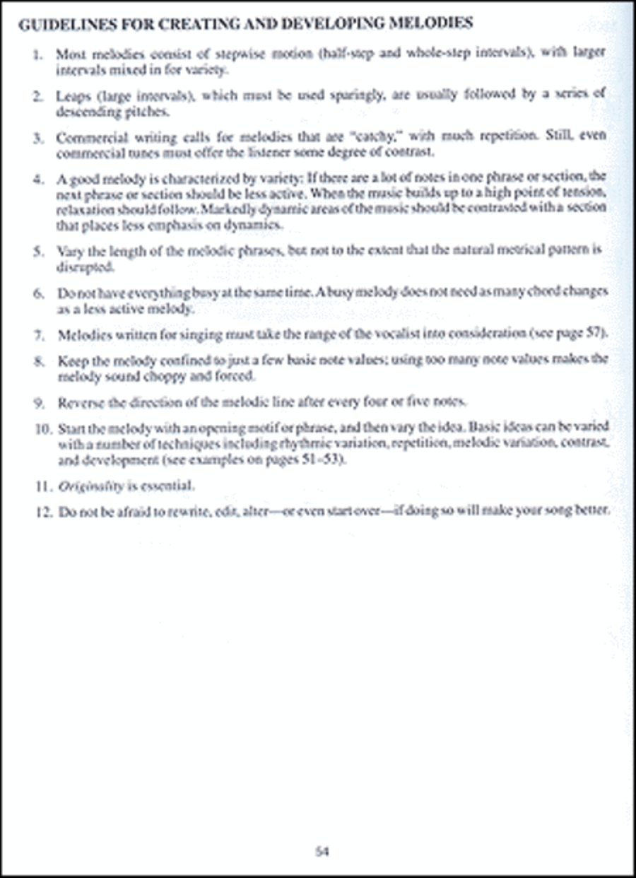 You Can Teach Yourself Song Writing - Book/CD Set Voice scores gallery preview page 5