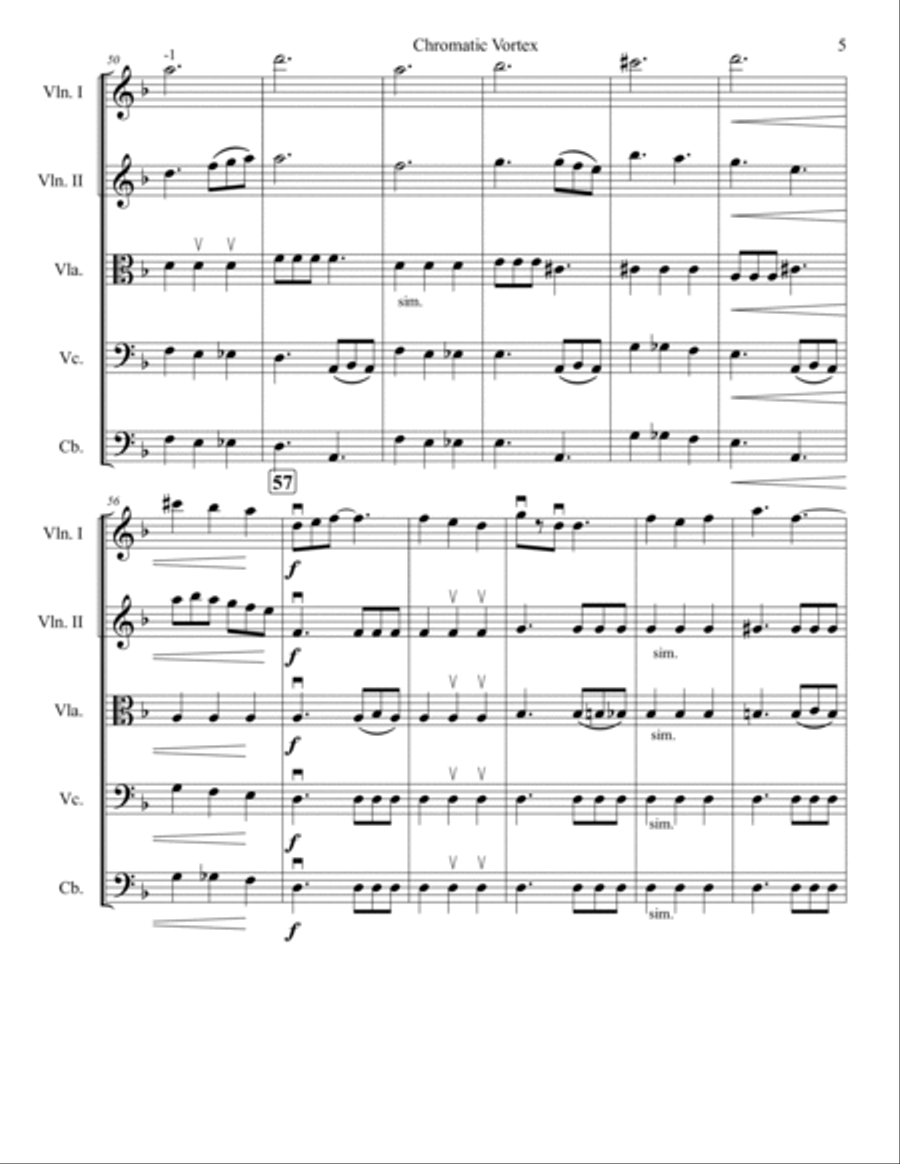 Chromatic Vortex String Orchestra scores gallery preview page 6