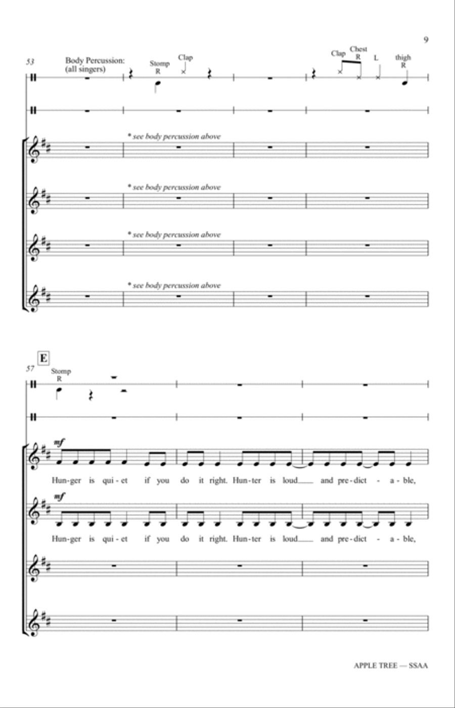 Apple Tree (arr. Katerina Gimon) SSAA scores gallery preview page 7