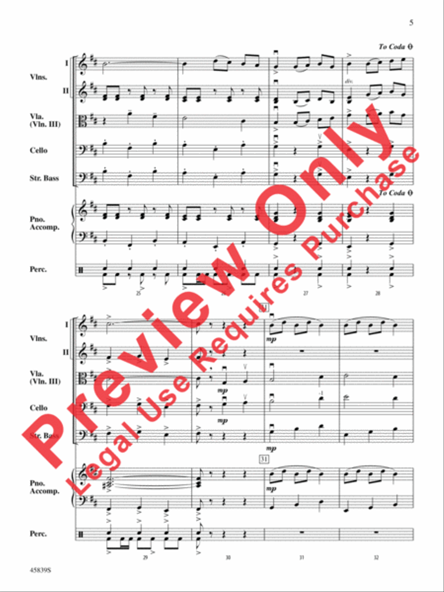 Fandango Festival String Orchestra scores gallery preview page 5