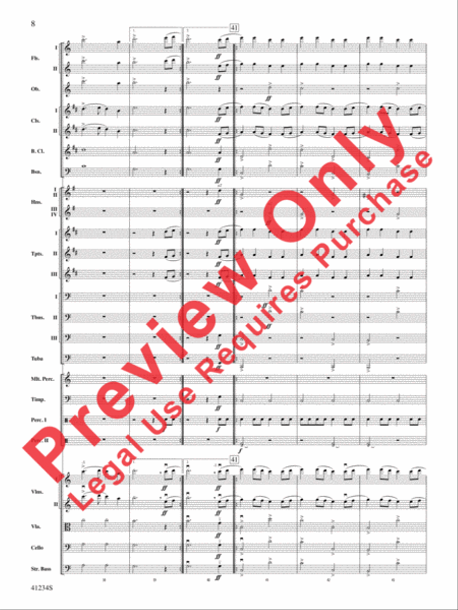 A Dance of Clowns A Dance of Clowns Full Orchestra scores gallery preview page 9