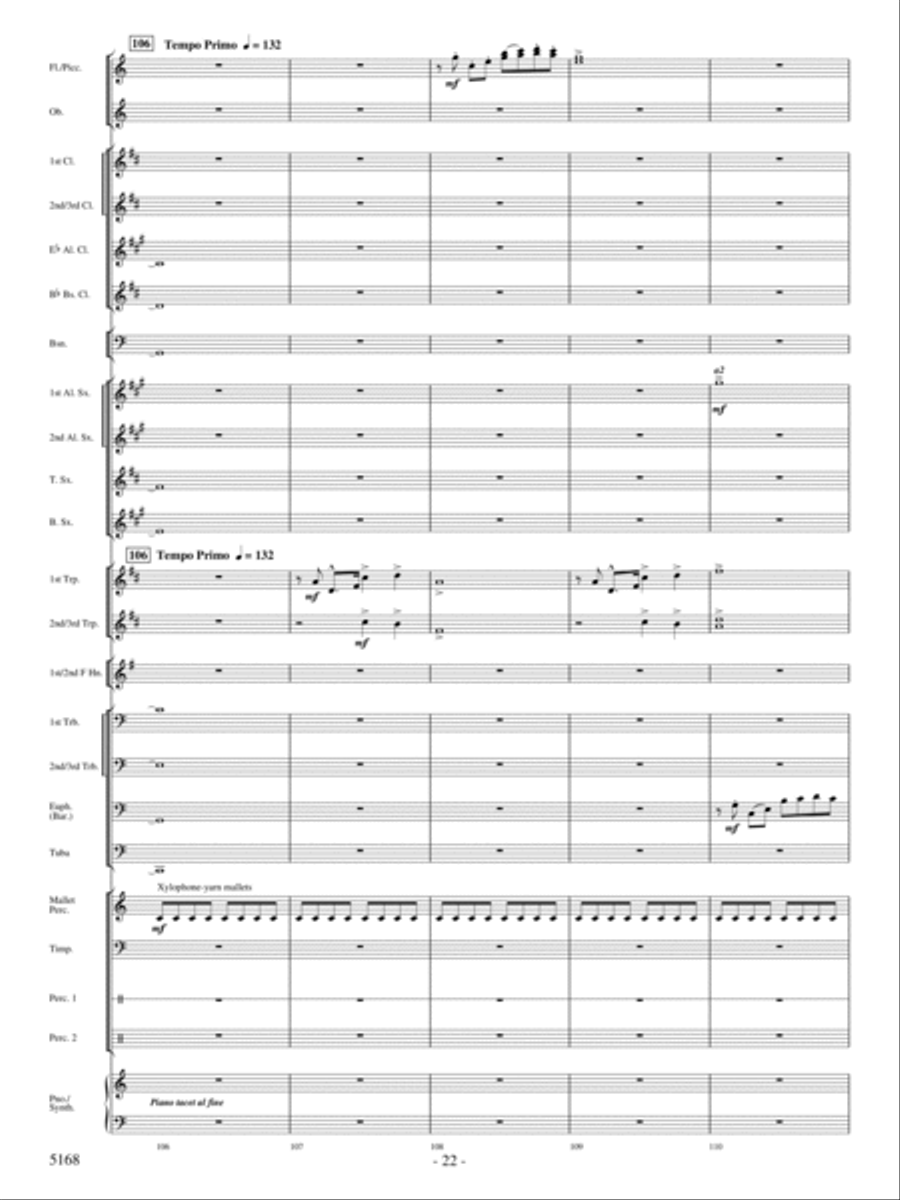 Brule River Celebration Concert Band scores gallery preview page 21