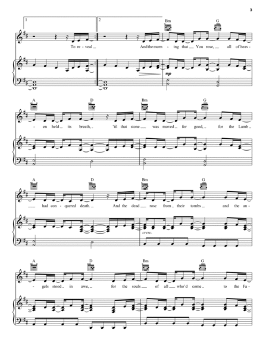 King Of Kings King Of Kings Piano, Vocal, Guitar scores gallery preview page 3