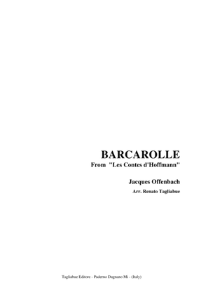 BARCAROLLE - From "Les Contes d'Hoffmann" Arr. for Organ