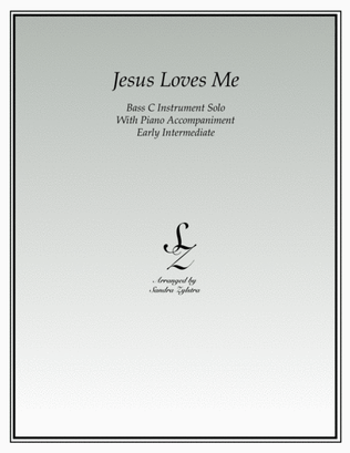 Jesus Loves Me (bass C instrument solo)