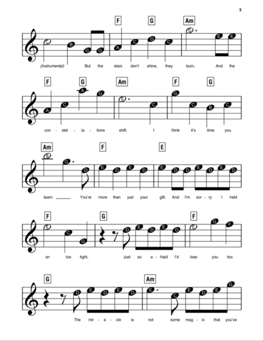 All Of You All Of You Easy Piano scores gallery preview page 2