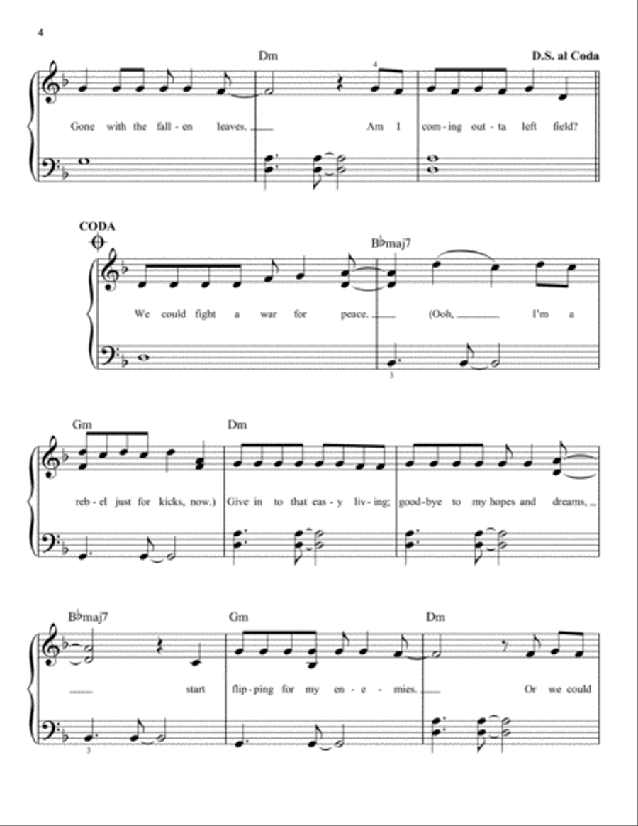 Feel It Still Feel It Still Easy Piano scores gallery preview page 4