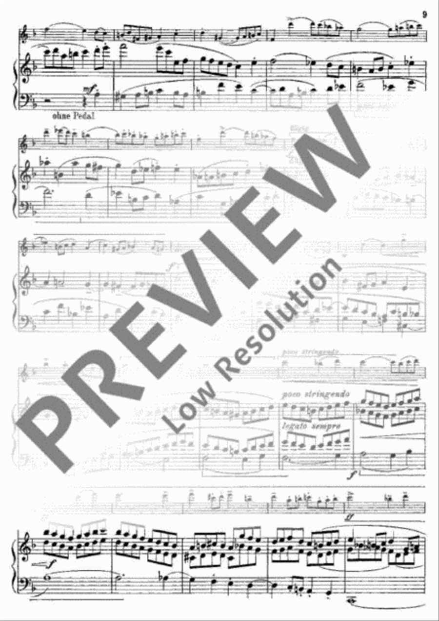 Sonata Violin scores gallery preview page 10