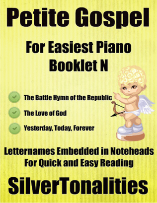 Book cover for Petite Gospel for Easiest Piano Booklet N