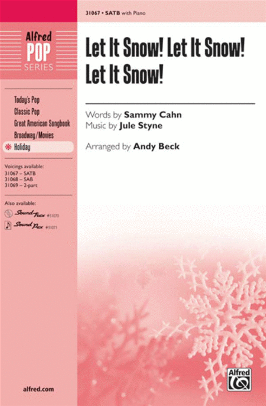 Let It Snow! Let It Snow! Let It Snow! 4-Part scores gallery preview page 1