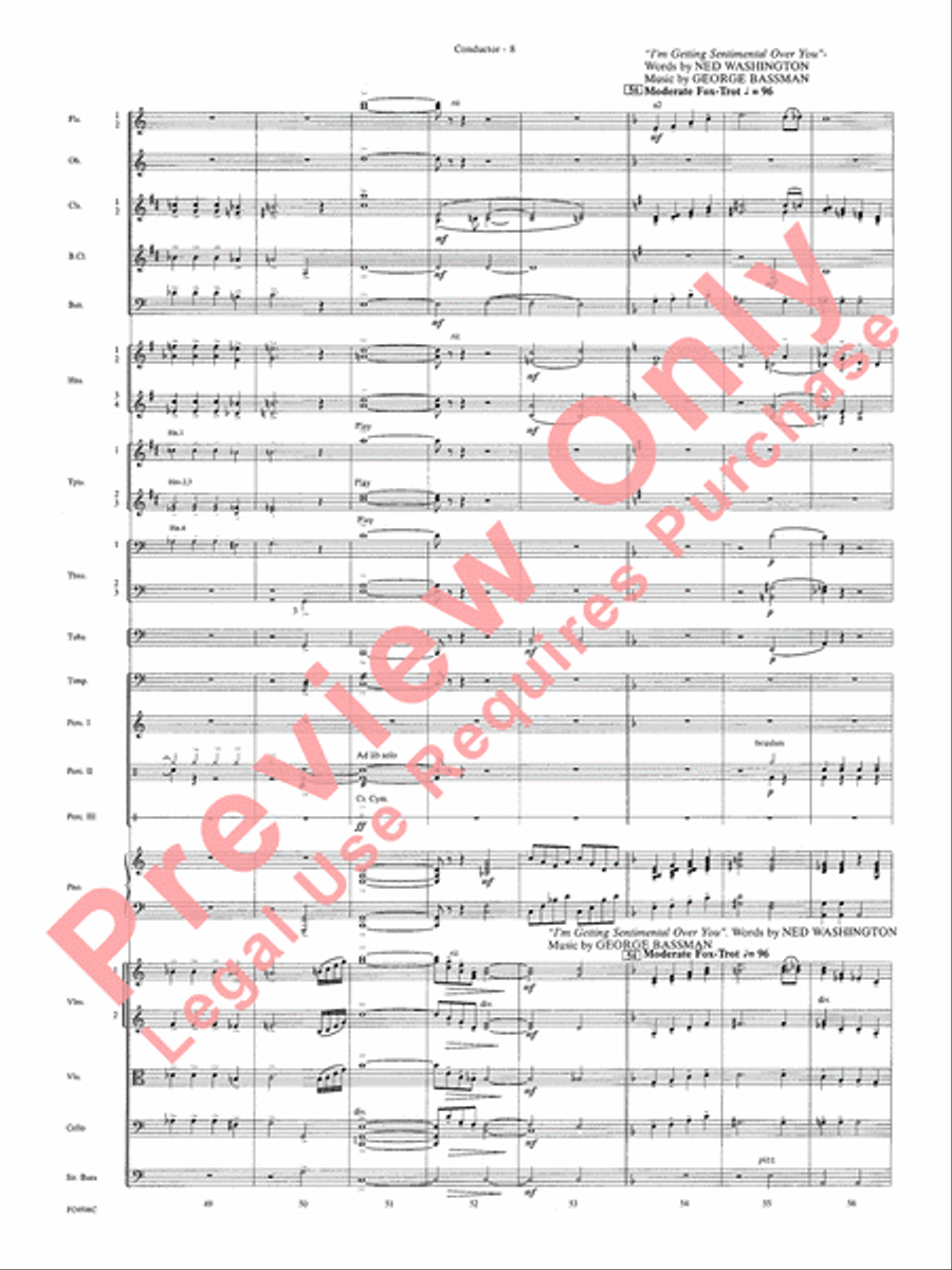 A Salute to the Big Bands Full Orchestra scores gallery preview page 11
