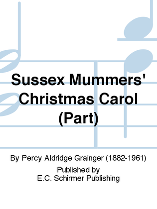 Sussex Mummers' Christmas Carol (Flute I/II Replacement Part)