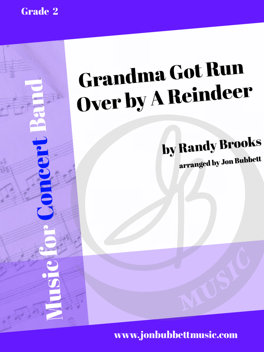 Grandma Got Run Over By A Reindeer Concert Band scores gallery preview page 1
