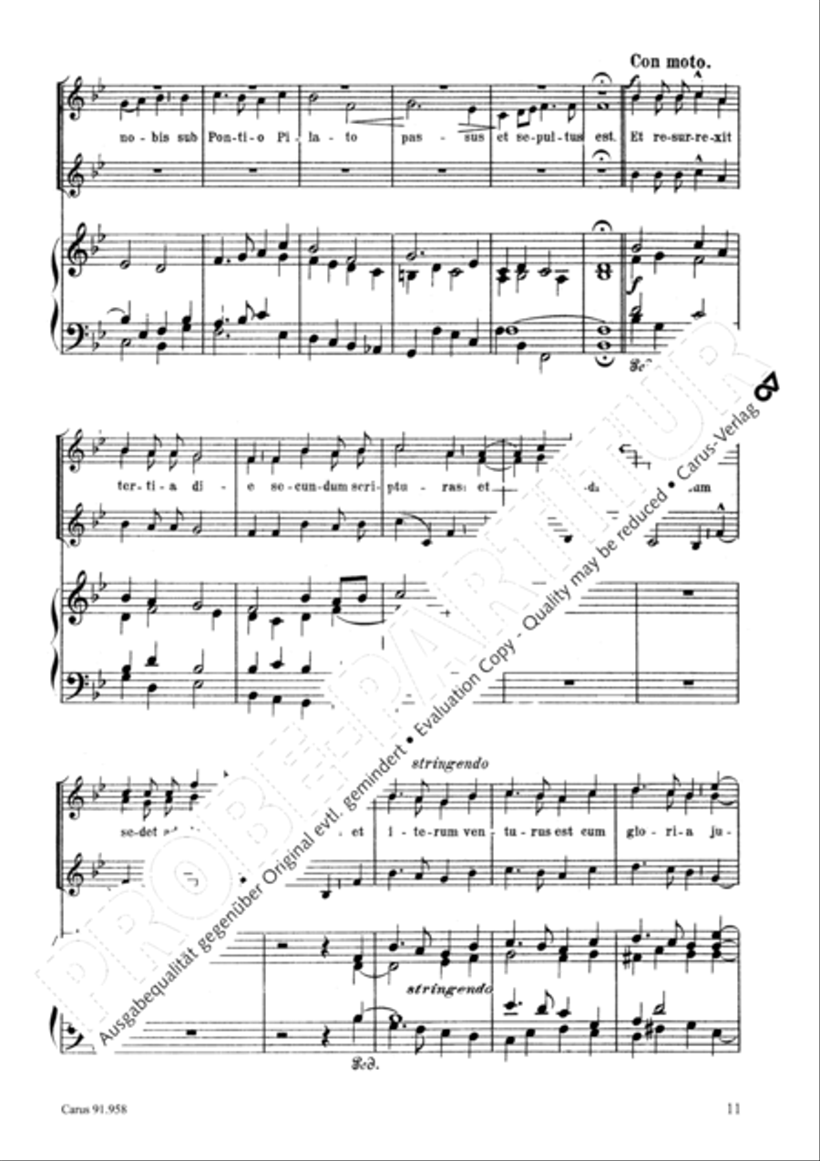 St. Benedictus-Messe SSA scores gallery preview page 12