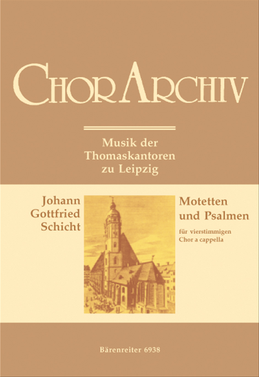 Motetten und Psalmen 4-Part scores gallery preview page 1