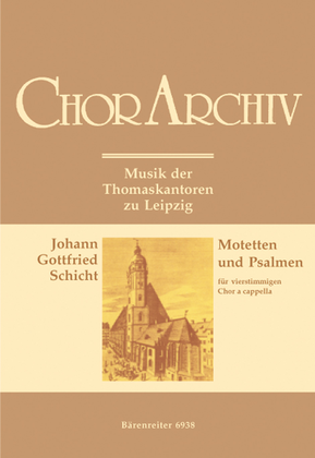 Book cover for Motetten und Psalmen