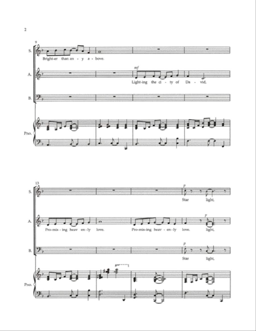 Star Light, Star Bright 3-Part scores gallery preview page 3