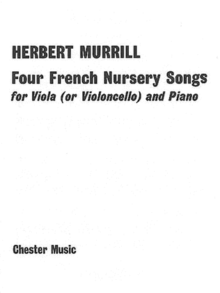 Book cover for Herbert Murrill: Four French Nursery Songs For Viola And Piano