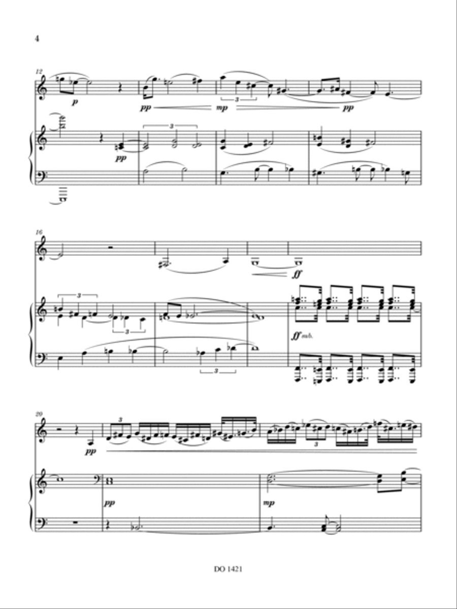 La disperazione degli angeli Clarinet Solo scores gallery preview page 5