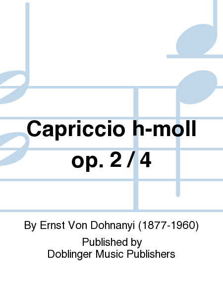 Capriccio h-moll op. 2 / 4