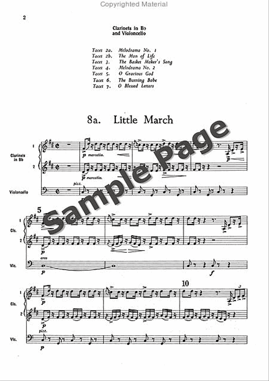 Virtutes Virtutes Clarinet scores gallery preview page 5