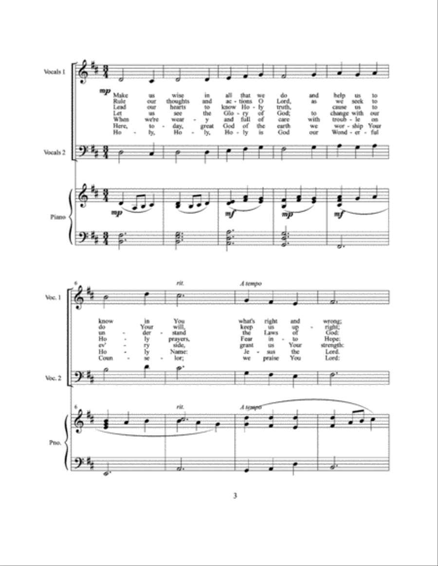 From Today 3-Part scores gallery preview page 4