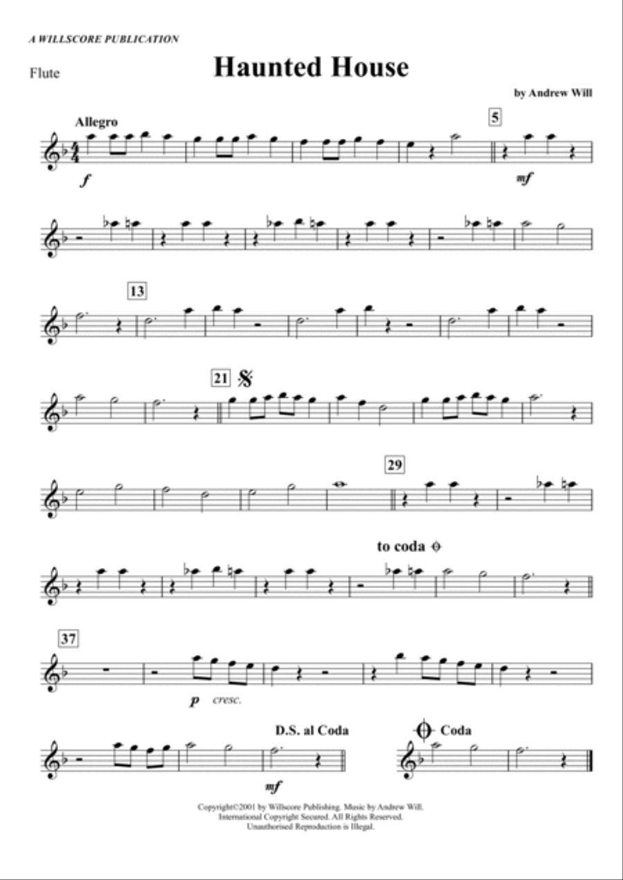 Haunted House Large Ensemble scores gallery preview page 6