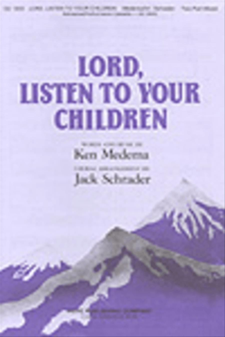 Lord, Listen to Your Children 2-Part scores gallery preview page 1