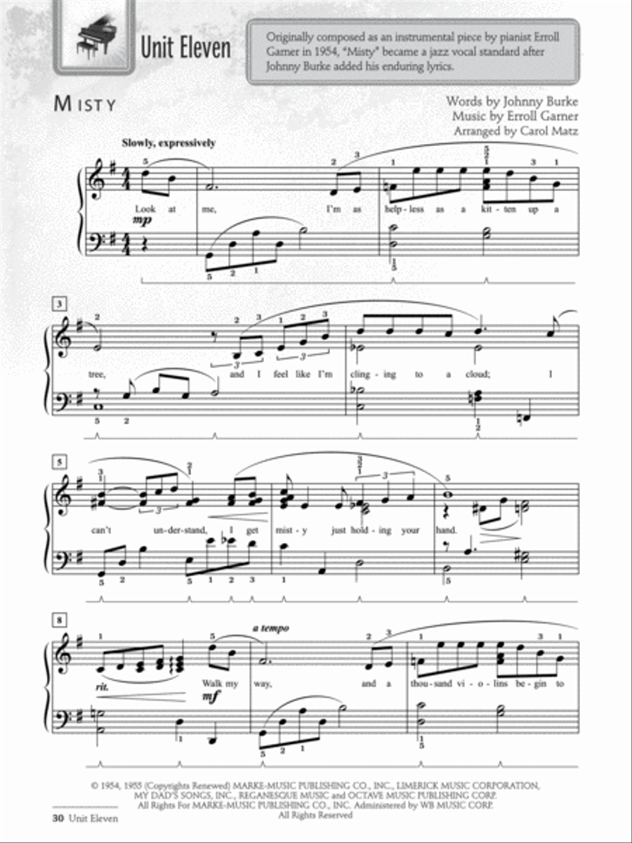 I Used to Play Piano -- 40s and 50s Hits Piano Method scores gallery preview page 5