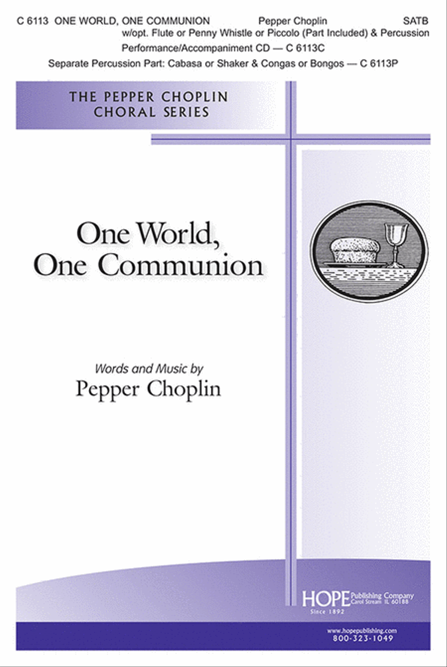 One World, One Communion 4-Part scores gallery preview page 1