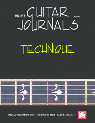 Book cover for Guitar Journals - Technique