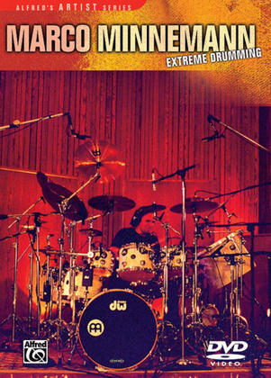 Book cover for Marco Minnemann -- Extreme Drumming